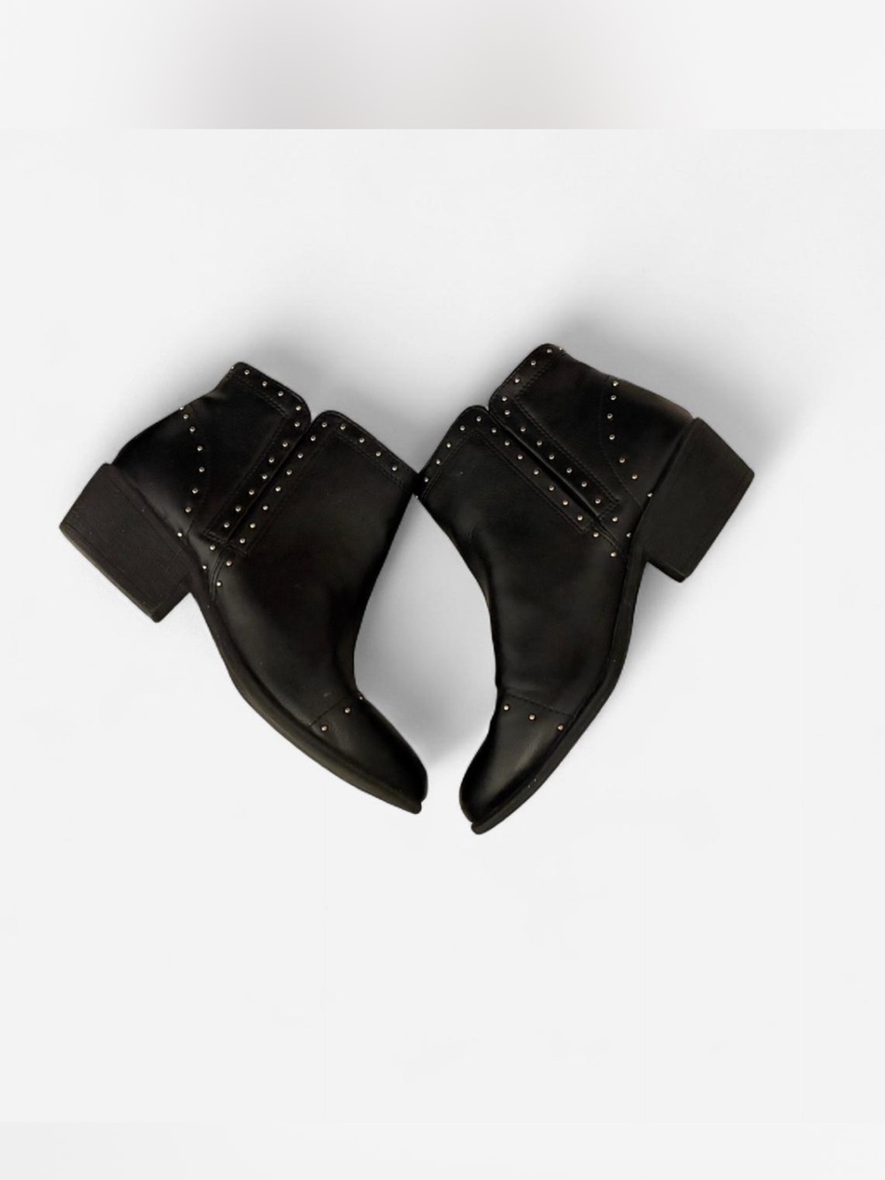 Black Studded Hunter Ankle Boots - Women - Picture 3 of 7
